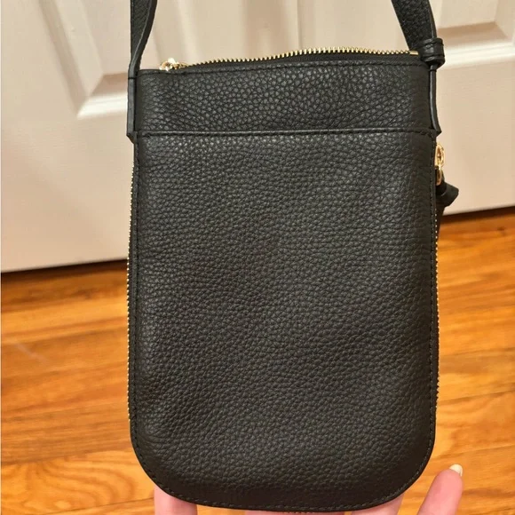 Vince Camuto Pebble Leather Black Crossbody Bag - Picture 5 of 9